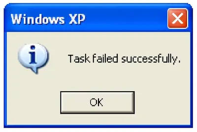 Windows xp task successful meme template