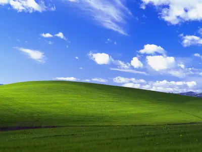 Windows XP wallpaper meme template