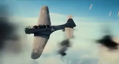 WW2 Midway Movie Plane Scene meme template
