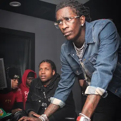 Young Thug and Lil Durk meme template